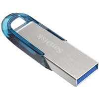 SanDisk Ultra Flair USB 3.0 flash disk 128GB modrý - Flashdisky