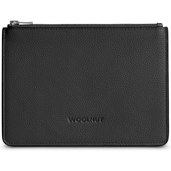 Woolnut Leather Pouch (Flat) kožené pouzdro černé