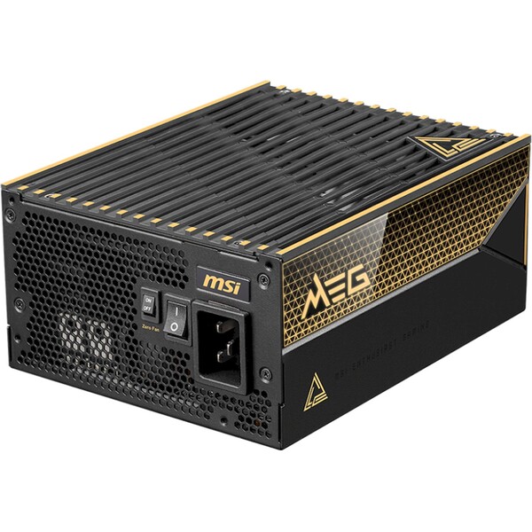 MSI MEG Ai1600T PCIE5 1600W (306-7ZPEX11-CE0) Černá