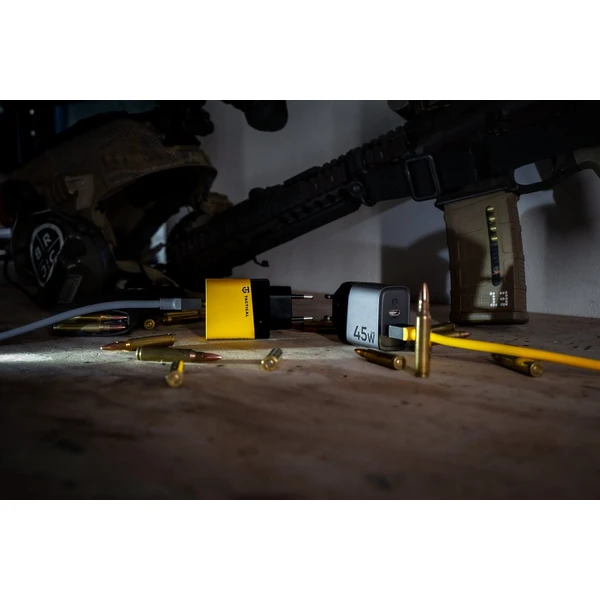 Tactical Microgrid GaN 45W nabíječka šedá - Nabíječky - Obrázek B5A8000701