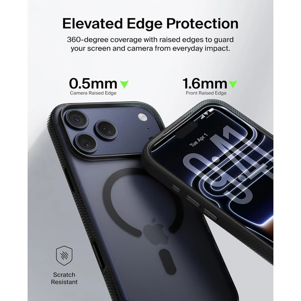Belkin SheerForce Grip MagSafe kryt iPhone 17 Pro Max písečný - Pouzdra - Obrázek B5CN000K01