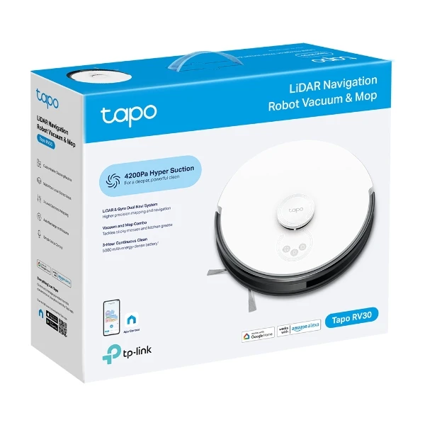 Tapo RV30 robotický vysavač - Robotické vysavače - Obrázek B5DN100501