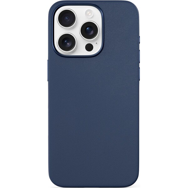 Epico Mag+ Leather kryt pro iPhone 16 Pro modrá Modrá