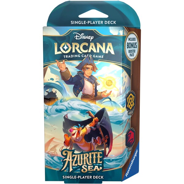 Disney Lorcana TCG Azurite Sea Starter Deck Amber & Ruby