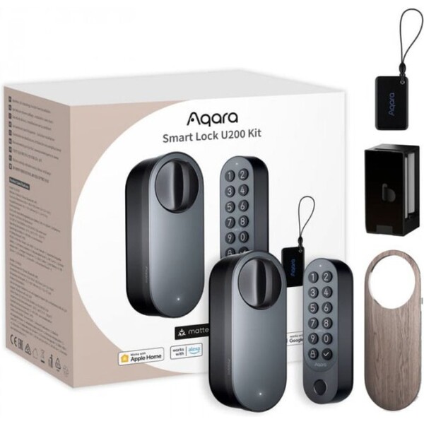 AQARA Smart Lock U200 Kit (EL-D02D) černý Černá