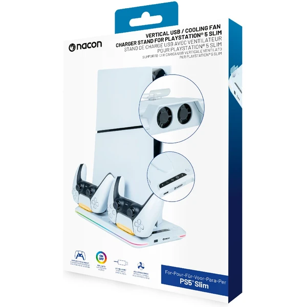 Nacon nabíjecí stanice s chlazením pro PS5 Slim - Dokovací stanice - Obrázek B5PD000N01