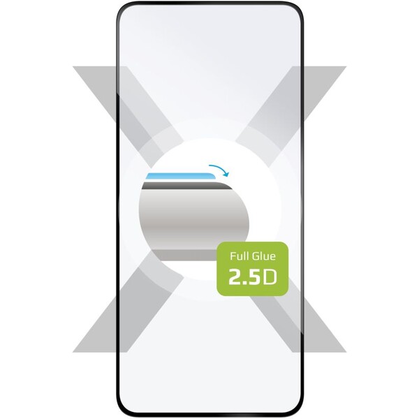 FIXED 2,5D Full-Cover ochranné tvrzené sklo POCO X6 Pro 5G černé