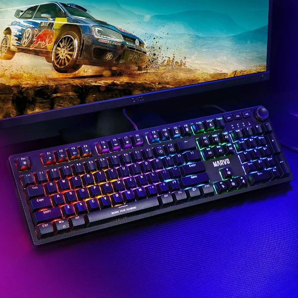 Marvo KG954 herní mechanická klávesnice EN\US černá - Klávesnice - Obrázek B6UR100501
