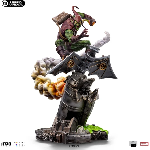 Soška Iron Studios BDS Art Scale 1/10 Marvel: Spider-man vs Villains Diorama - Green Goblin - Sochy a sošky - Obrázek B6YA000L01