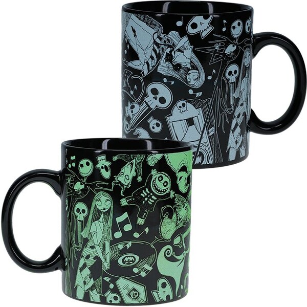 Hrnek Nightmare Before Christmas 550 ml (svítí ve tmě) (king size)