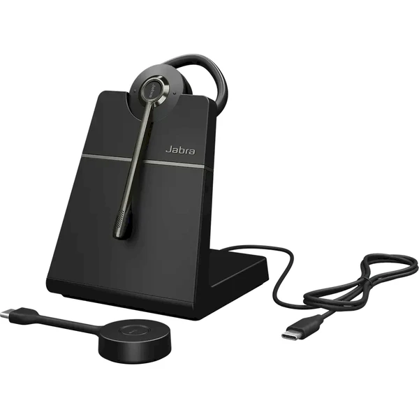 Jabra Engage 55 SE USB-C UC Convertible bezdrátová sluchátka se stojánkem černá - Sluchátka - Obrázek B70N000K01