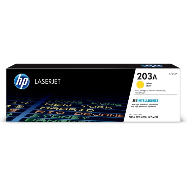 Toner HP CF542A, žlutá
