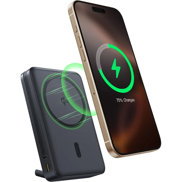 Baseus Nomos Qi2 powerbanka 10000mAh 45W s kabelem USB-C černá - Powerbanky - Obrázek B7AE000N01