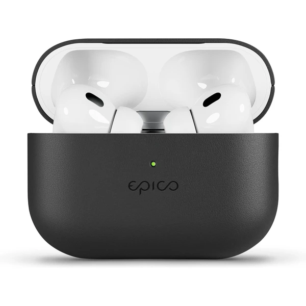 Epico kožený kryt pro Airpods Pro 2 černý - Pouzdra - Obrázek B7C9000K01