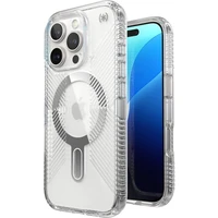 Speck Presidio Perfect Clear Grip MagSafe ClickLock kryt iPhone 16 Pro čirý - Pouzdra