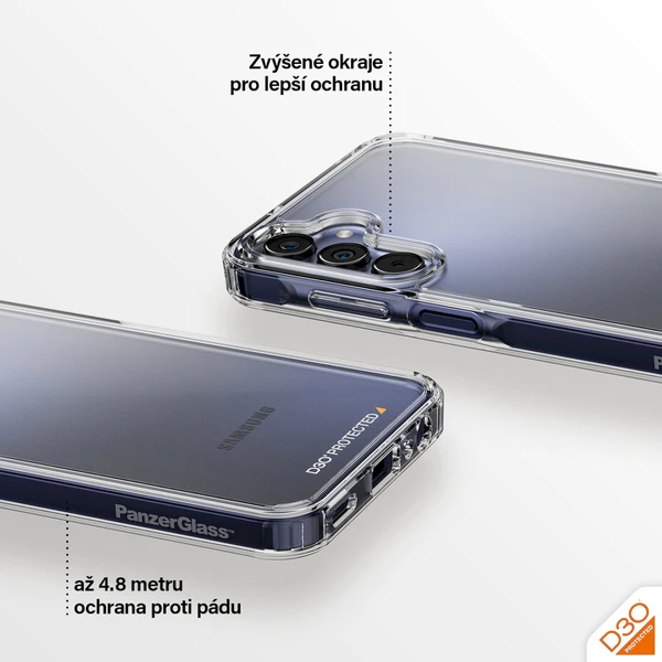 PanzerGlass HardCase D3O Samsung Galaxy A15/A15 5G - Pouzdra - Obrázek B7D1000O01