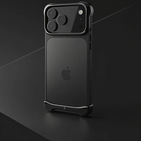 Arc Pulse titanový ochranný rám iPhone 17 Pro Max onyxově černý - Pouzdra - Obrázek B7DJ000K01