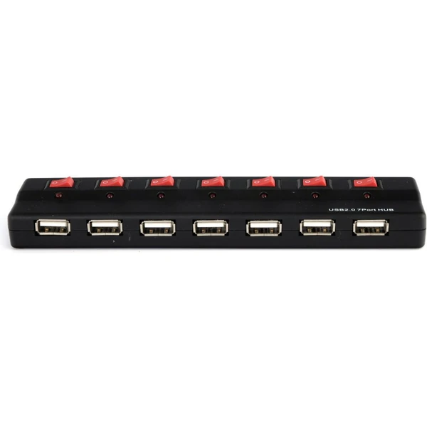 PremiumCord USB 2.0 Hub 7-portový - USB huby - Obrázek B7TU000501