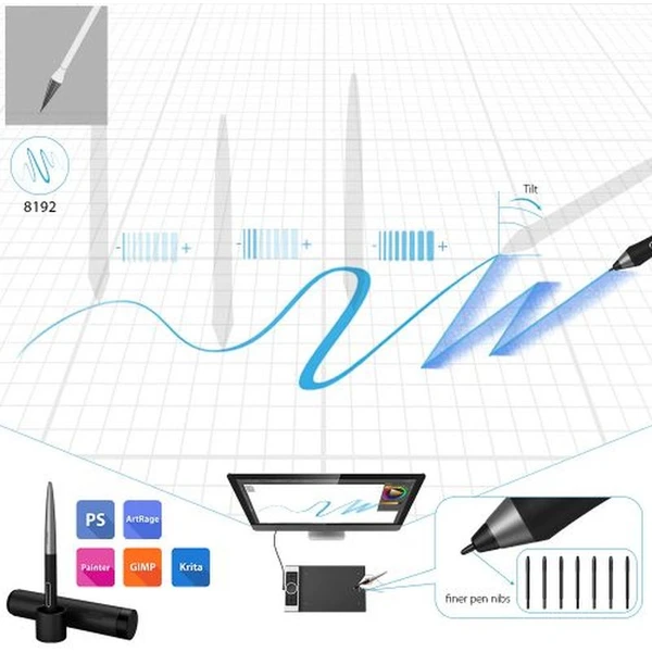 XP-PEN Deco PRO S - Grafické tablety - Obrázek B83Q300301