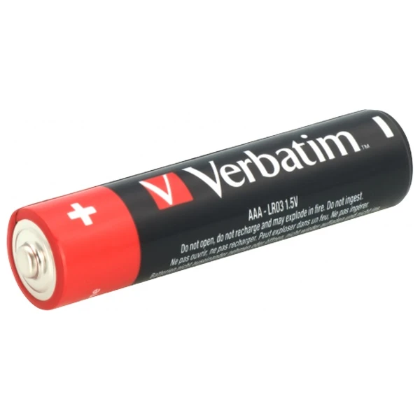 Verbatim alkalické baterie AAA LR03 4x - Baterie - Obrázek B8B0100301