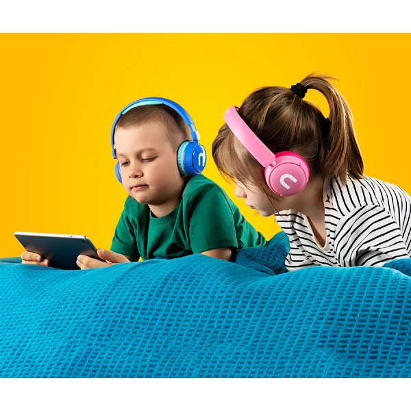 Niceboy HIVE Kiddie bezdrátová sluchátka dětská modrá - Sluchátka - Obrázek B8NP100501