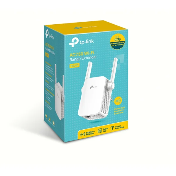 TP-Link RE205 extender  - Wi-Fi extendery - Obrázek B8QN600301