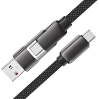 Acefast USB-A/USB-C to USB-C nabíjecí datový kabel, 1,2m - Kabely