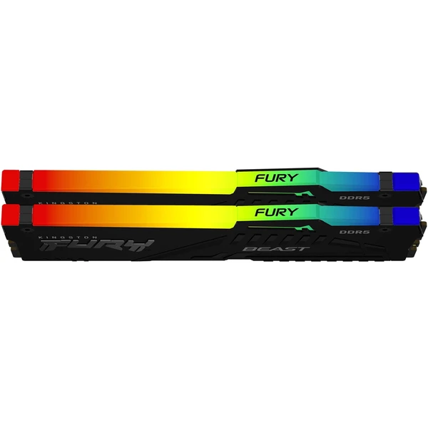 Kingston FURY Beast Black RGB DDR5 64GB 6000MT/s CL36 DIMM (2x32GB) EXPO/XMP - Operační paměti - Obrázek B92L300401