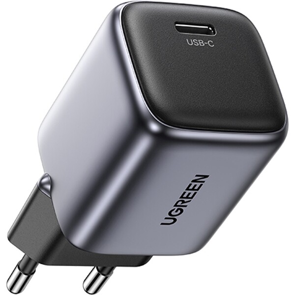 UGREEN 90664 Nexode Mini 20W PD GaN Tech Charger Šedá