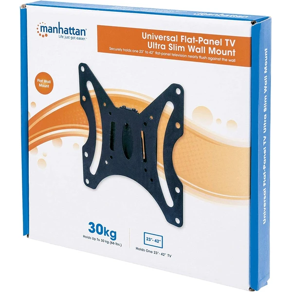 Manhattan Nástěnný držák fixní 17" až 37" do 80 kg - Držáky pro obrazovky - Obrázek B9PF100501