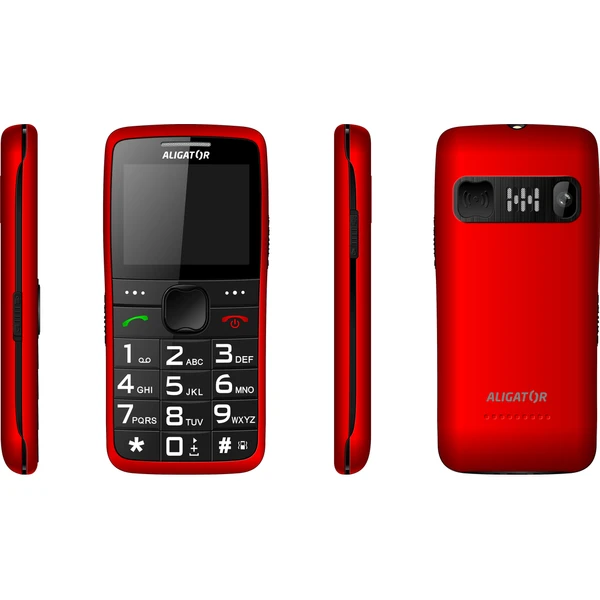 ALIGATOR A675 Senior červený + stolní nabíječka - Mobilní telefony - Obrázek B9PL600301