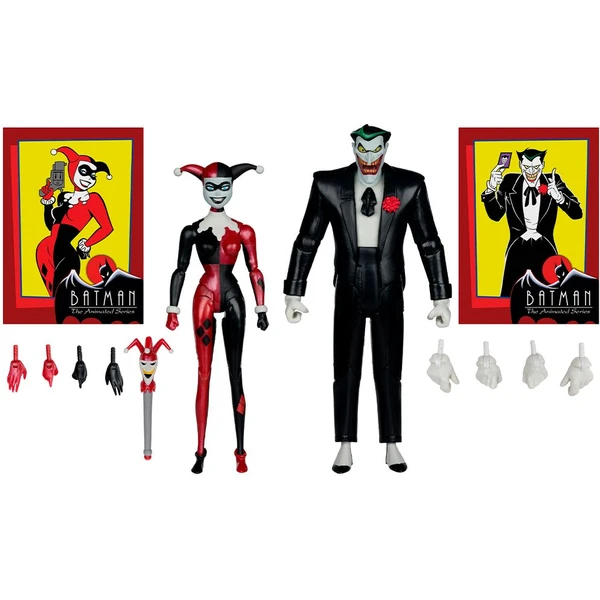 Akční figurky McFarlane Toys Batman: The Animated Series - Harley Quinn and Joker (Gold Label) 15 cm - Figurky - Obrázek B9YM000K01