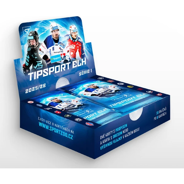 Hokejové karty SportZoo Tipsport ELH 2025/26 1. série Hobby box - Hokejové karty - Obrázek BAJM000K01