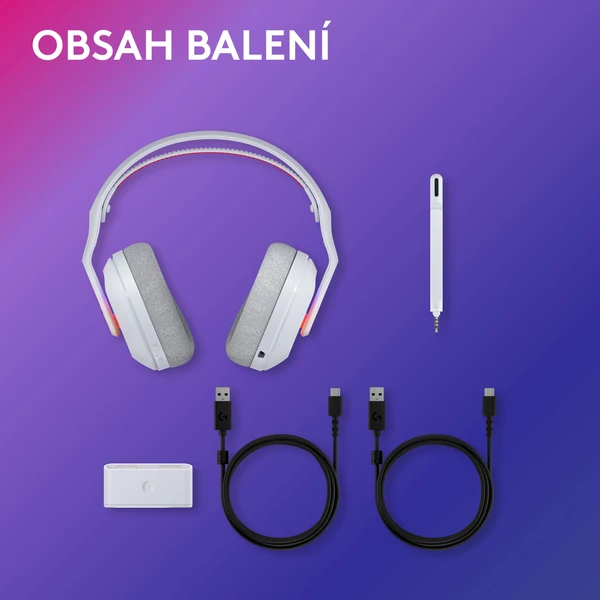 Logitech G A20 X sluchátka bílá - Sluchátka - Obrázek BAXH000K01