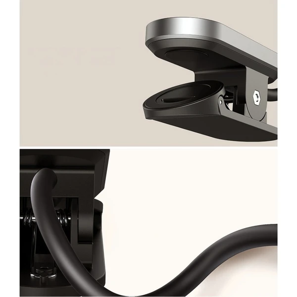 Baseus Mini LED lampička s klipem šedá - Lampičky - Obrázek BB3P600301