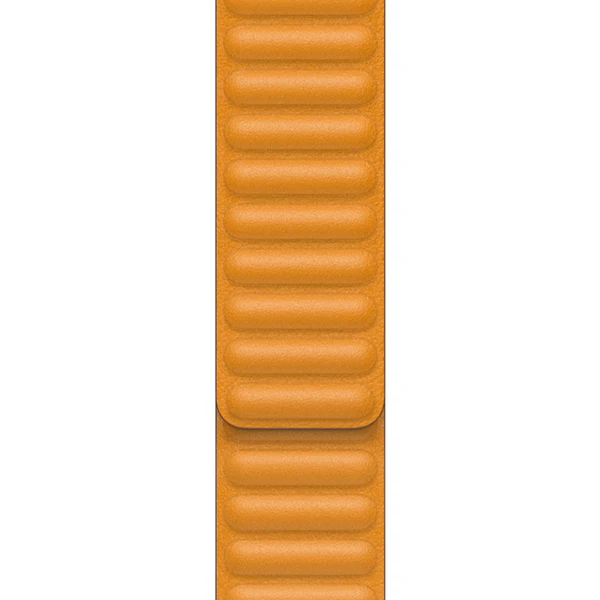 Apple Watch kožený tah 40/38mm S/M měsíčkově oranžový - Řemínky - Obrázek BB4V400301