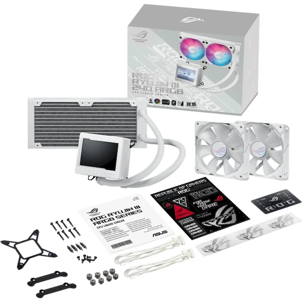 ASUS ROG RYUJIN III 240 ARGB bílá - Chladiče - Obrázek BBB9000O01