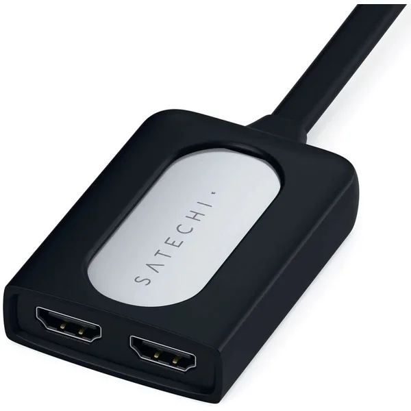 Satechi Dual HDMI Adapter stříbrný - USB huby - Obrázek BCL2700301