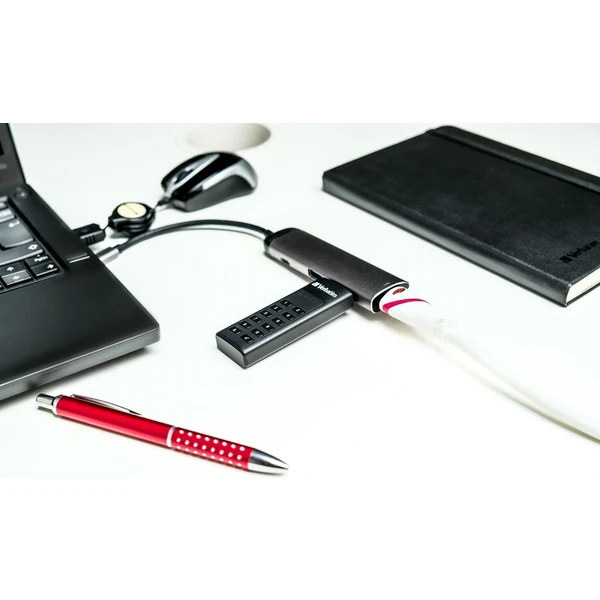 Verbatim USB-C Multiport HUB, 2x USB 3.0, 1x USB-C, HDMI dokovací stanice šedá - Dokovací stanice - Obrázek BCOR000301