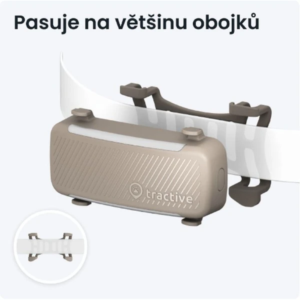 Tractive GPS DOG 6 lokátor polohy a aktivity pro psy hnědý - GPS moduly - Obrázek BCTD000L01