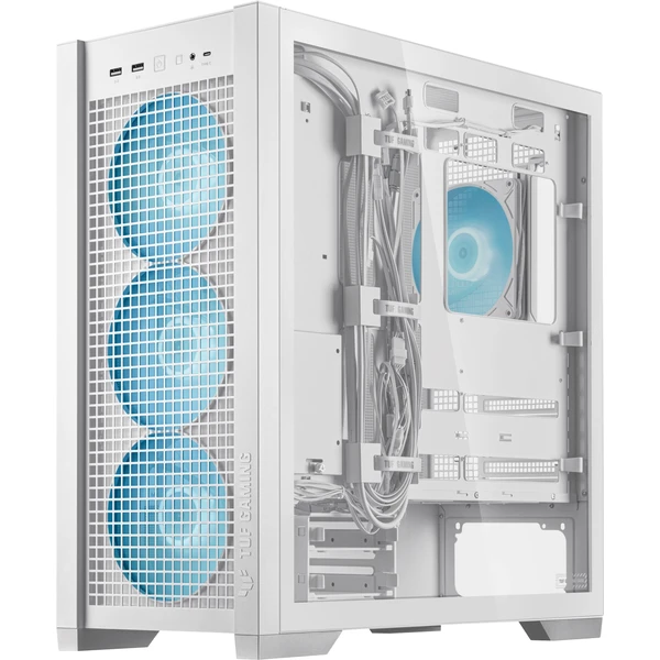 ASUS TUF GAMING GT302 TG ARGB bílá - Počítačové skříně - Obrázek BCY5000L01