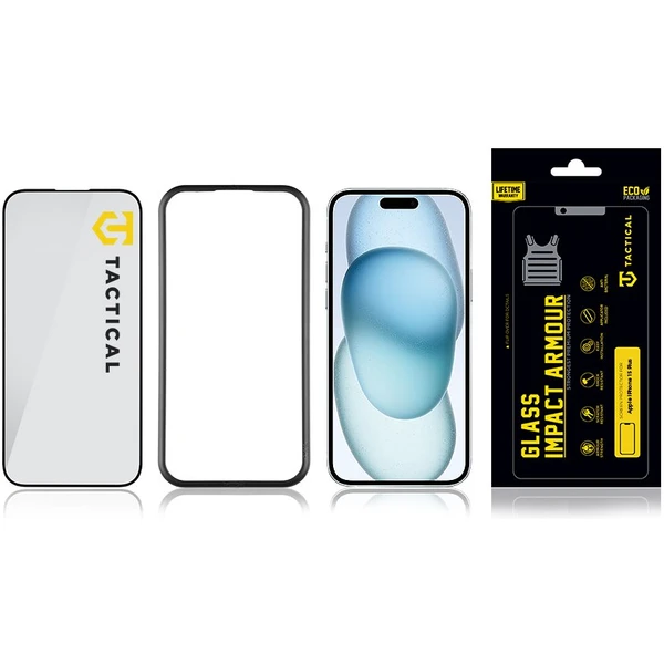 Tactical Glass Impact Armour sklo pro Apple iPhone 15 Plus - Ochranné folie a skla - Obrázek BD50000N01