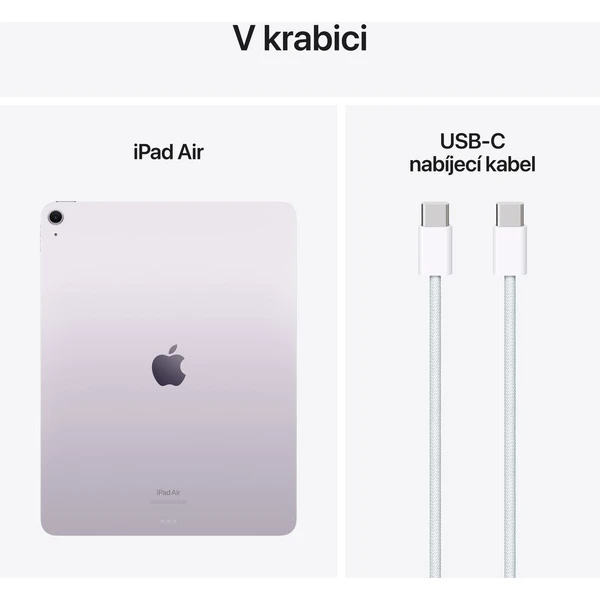Apple iPad Air 13" 128GB Wi-Fi fialový (2024)  - Tablety - Obrázek BD84000J01