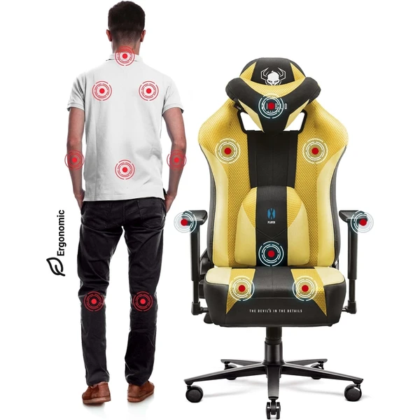 Diablo X-Player 2.0 Normal Size herní židle černo-žlutá - Židle - Obrázek BECG000K01