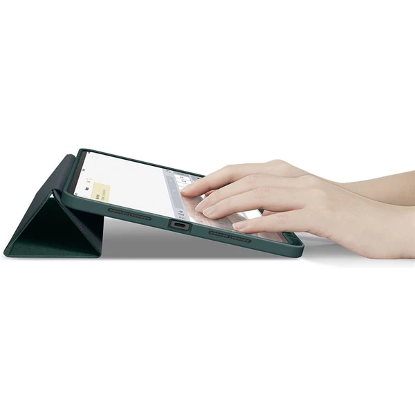 Spigen Urban Fit pouzdro iPad Pro 11" (2025) půlnočně zelené - Pouzdra - Obrázek BEE5000O01