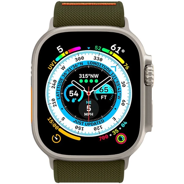 Spigen Lite Fit Ultra řemínek Apple Watch 49/46/45/44/42mm zelený - Řemínky - Obrázek BEN2000P01