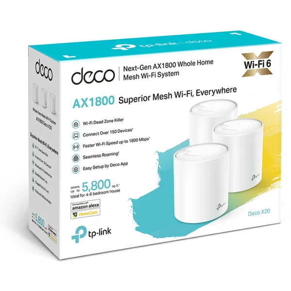 TP-Link Deco X20 mesh systém 1ks bílý - Mesh systémy - Obrázek BEYN600301