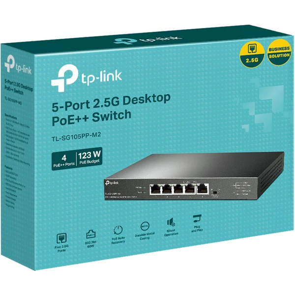 TP-Link TL-SG105PP-M2 gigabitový switch - Switche - Obrázek BF61000N01