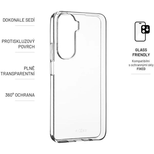 FIXED TPU kryt Honor 90 Lite 5G čirý - Pouzdra - Obrázek BFM0000J01