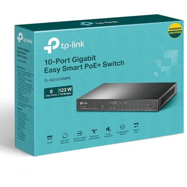 TP-LINK TL-SG1210MPE switch - Switche - Obrázek BFRJF00101